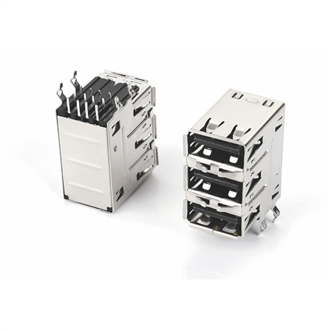 USB20AF 三层弯脚 直脚